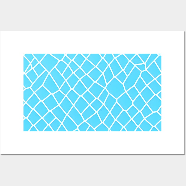 Abstract Geometric Water Pattern Wall Art by Artilize